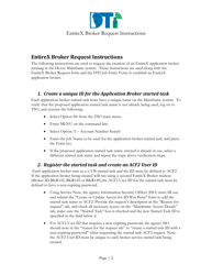Instructions for Form 110304-T-902 Entirex Broker Service Request Form - Delaware, Page 2