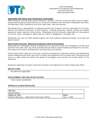 Alternative Workplace Solutions Acknowledgement Form - Delaware, Page 6