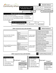Hmis Hopwa Intake Form - Head of Households &amp; Adults - Georgia (United States), Page 5