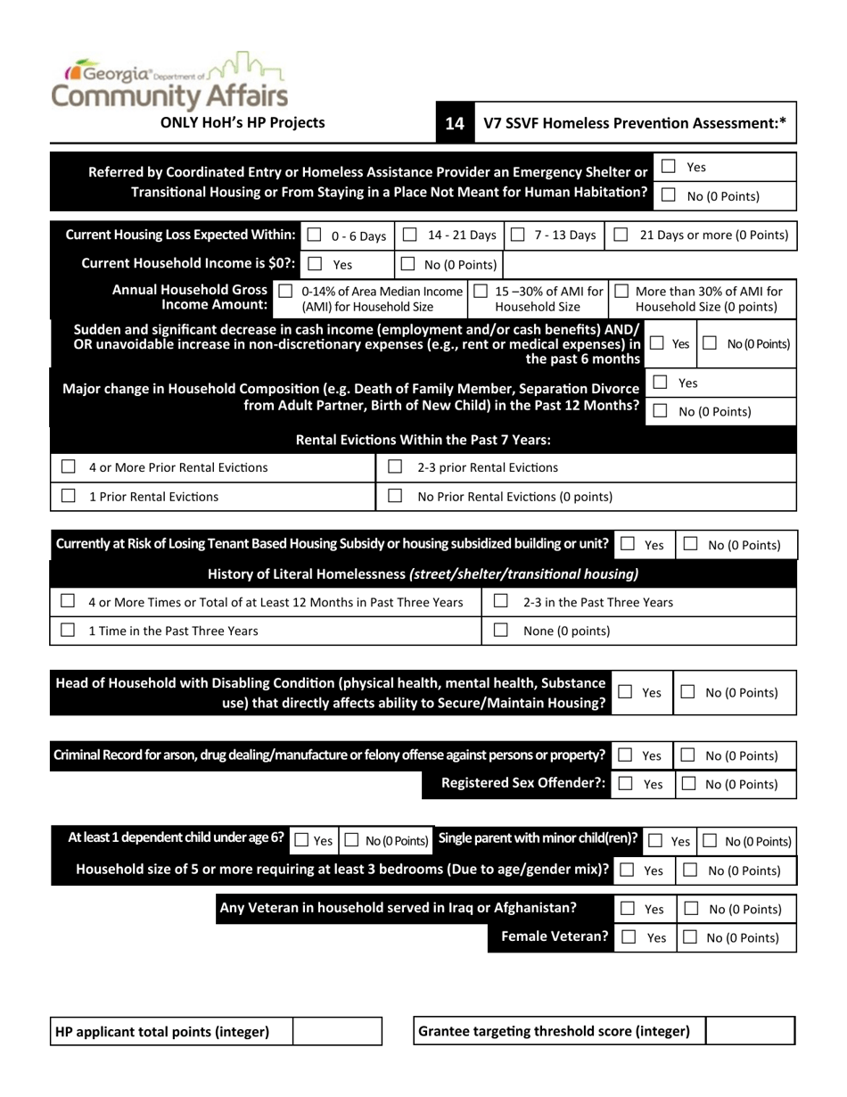 SSVF Hoh Intake - Georgia (United States), Page 6
