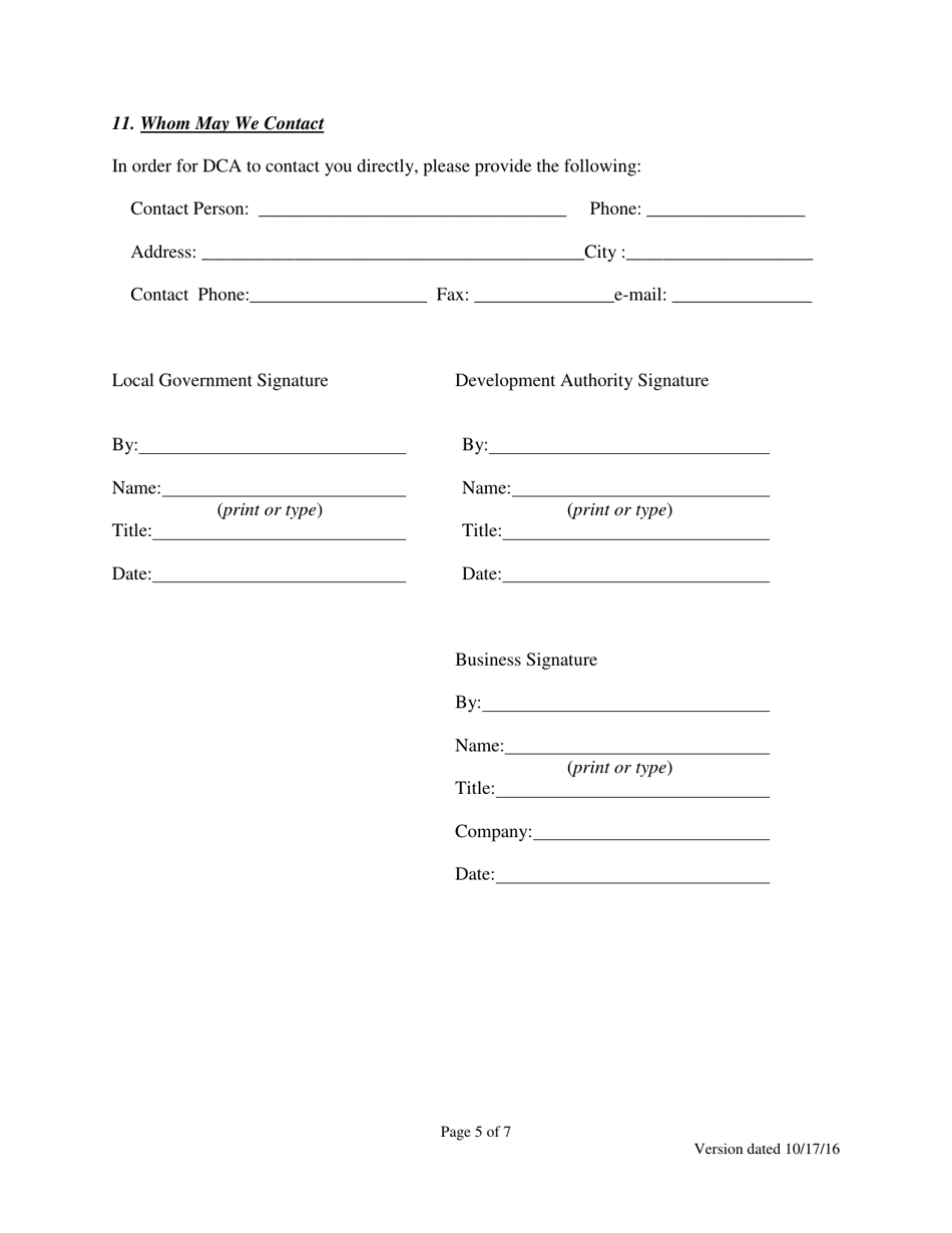 Initial Project Assessment for Downtown Development Revolving Loan Fund - Georgia (United States), Page 5