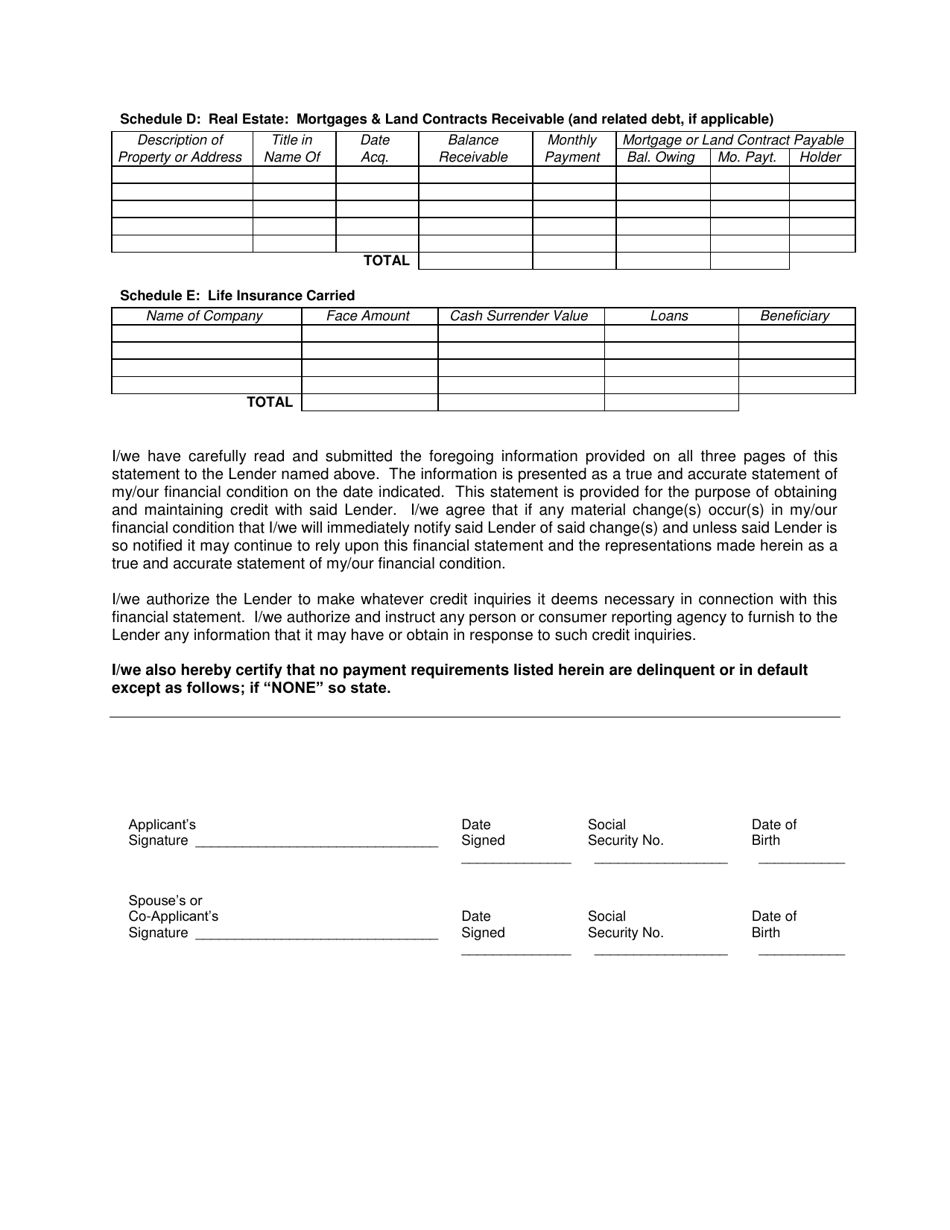 Downtown Development Revolving Loan Fund Loan Application - Georgia (United States), Page 11
