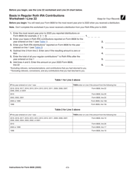 Instructions for IRS Form 8606 Nondeductible Iras, Page 11