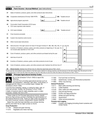 IRS Form 1040 Schedule F Download Fillable PDF or Fill Online Profit or
