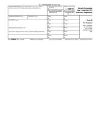 IRS Form 1099-H &quot;Health Coverage Tax Credit (Hctc) Advance Payments&quot;, Page 2