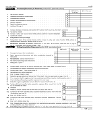IRS Form 1120-L &quot;U.S. Life Insurance Company Income Tax Return&quot;, Page 3