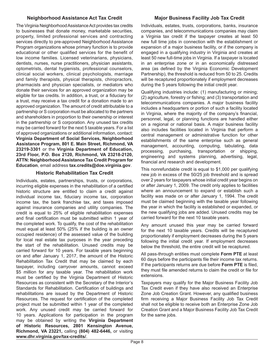 Instructions for Form 800 Virginia Insurance Premiums License Tax Return - Virginia, Page 12