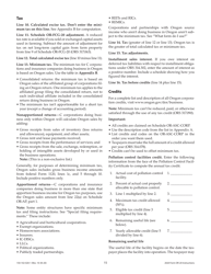 Instructions for Form OR-20, 150-102-020 Oregon Corporation Excise Tax Return - Oregon, Page 15