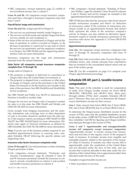 Instructions for Form 150-102-171 Schedule OR-AP Apportionment of Income for Corporations and Partnerships - Oregon, Page 2