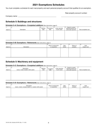 Form 150-301-032 Schedule OR-IPR Industrial Property Return - Oregon, Page 9
