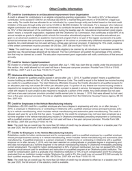 Form 511CR Other Credits Form - Oklahoma, Page 7