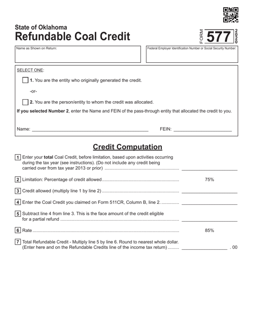Form 577 2020 Printable Pdf