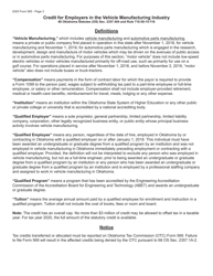 Form 585 Credits for Employers in the Vehicle Manufacturing Industry - Oklahoma, Page 3