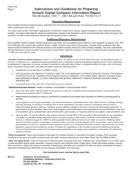 Form 518 Venture Capital Company Information Report - Oklahoma, Page 2