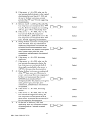 SBA Form 3509 Paycheck Protection Program Loan Necessity Questionnaire (For-Profit Borrowers), Page 6