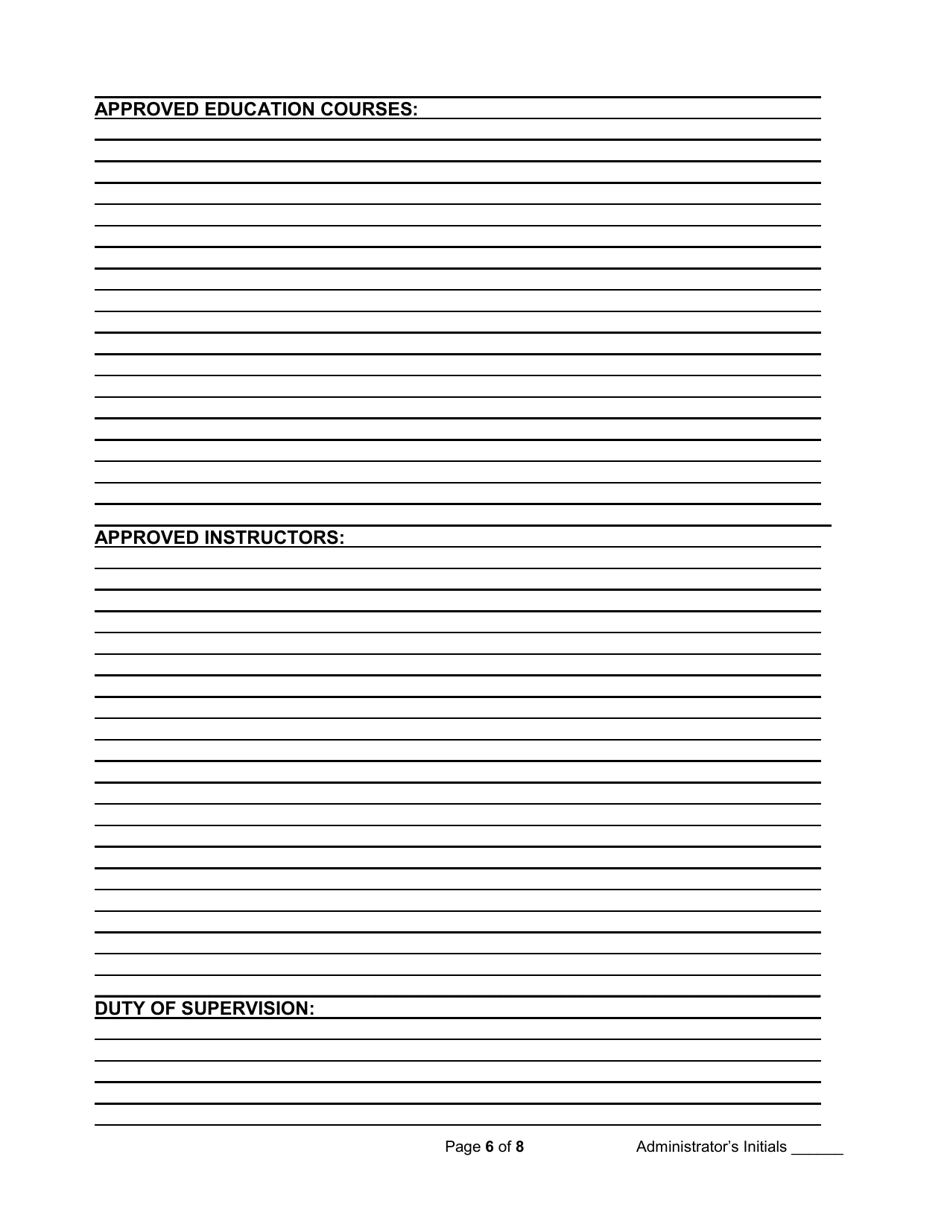 School Audit Declaration - Arizona, Page 6