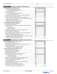 Arizona Form 120 (ADOR10336) Arizona Corporation Income Tax Return - Arizona, Page 5