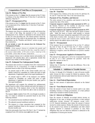 Instructions for Arizona Form 120, ADOR10336 Arizona Corporation Income Tax Return - Arizona, Page 11