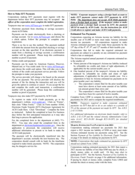 Instructions for Arizona Form 120A, ADOR10949 Arizona Corporation Income Tax Return (Short Form) - Arizona, Page 4