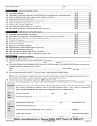 Arizona Form 120A (ADOR10949) Arizona Corporation Income Tax Return (Short Form) - Arizona, Page 2