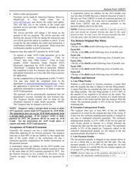 Instructions for Arizona Form 120EXT, ADOR10340 Application for Automatic Extension of Time to File Corporation, Partnership, and Exempt Organization Returns - Arizona, Page 2