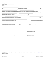 Form AER2486 Complete Release of Mortgage (Corp) - Illinois, Page 2