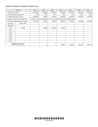 State Form 44624 Schedule FIT-20 NOL Computation of Indiana Member&#039;s Net Operating Loss Deduction - Indiana, Page 3