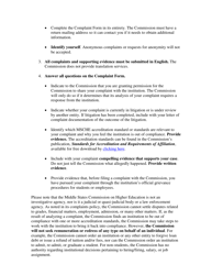 How to File a Complaint With the Commission - Middle States Commission on Higher Education, Page 2