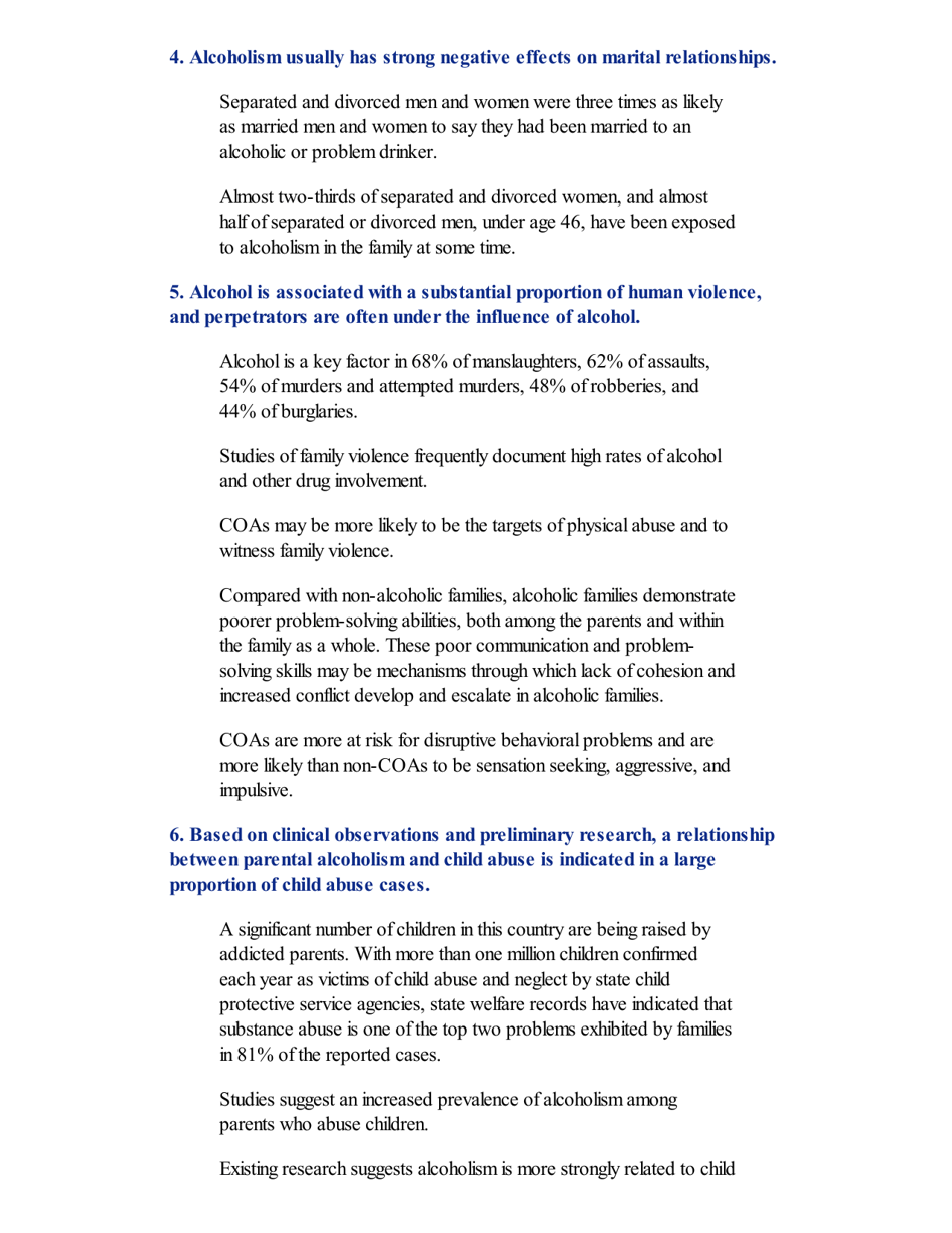 Children of Alcoholics: Important Fact - National Association for Children of Alcoholics, Page 3