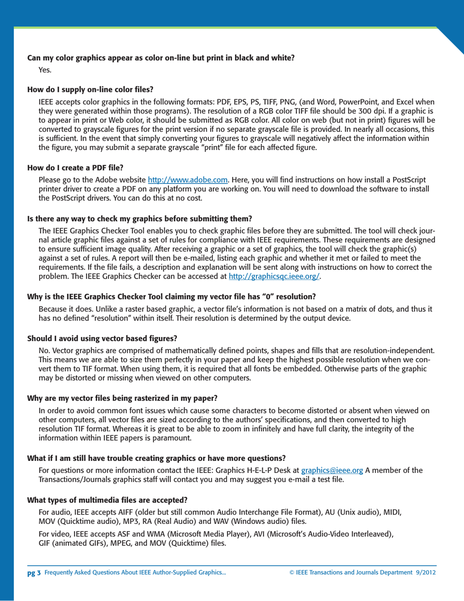 Frequently Asked Questions About Ieee Author-Supplied Graphics and Multimedia, Page 3