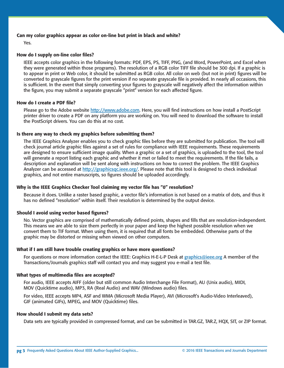 Frequently Asked Questions About Ieee Author-Supplied Graphics and Multimedia, Page 3