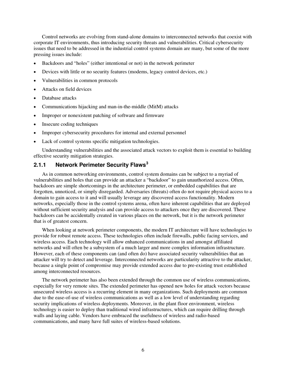Recommended Practice: Improving Industrial Control Systems Cybersecurity With Defense-In-depth Strategies, Page 16