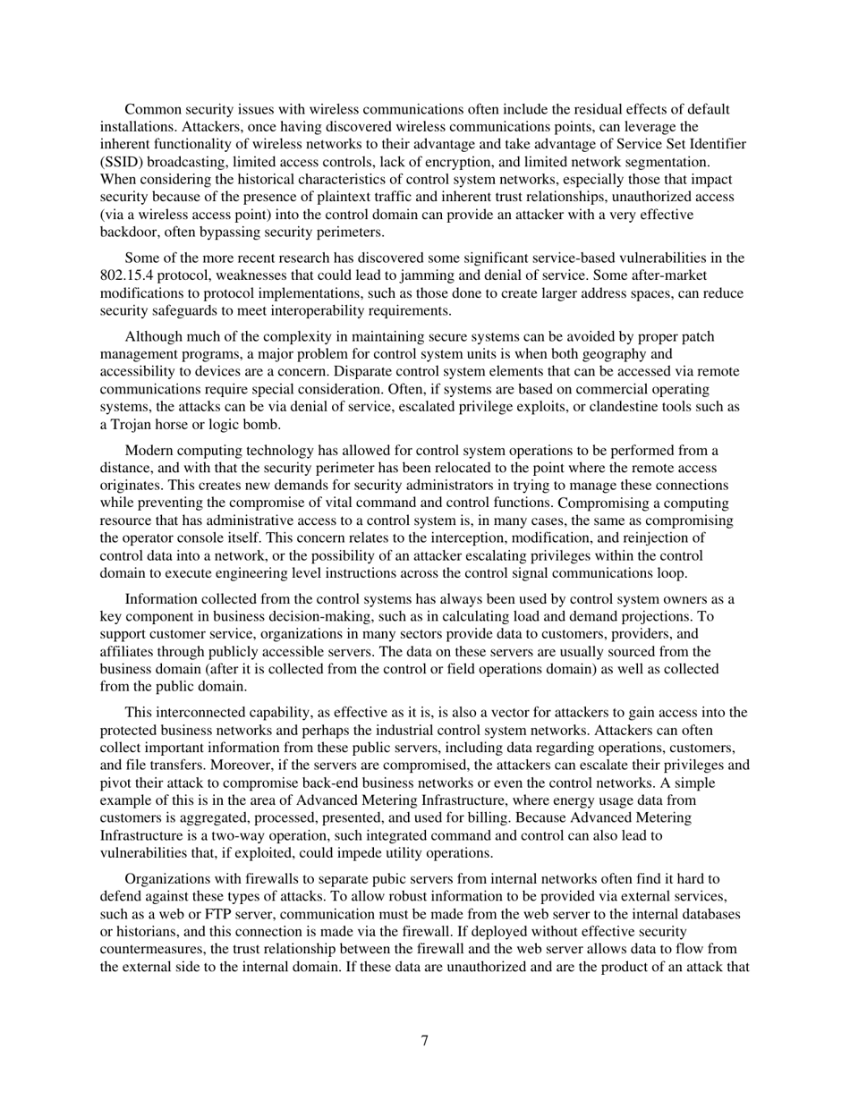 Recommended Practice: Improving Industrial Control Systems Cybersecurity With Defense-In-depth Strategies, Page 17