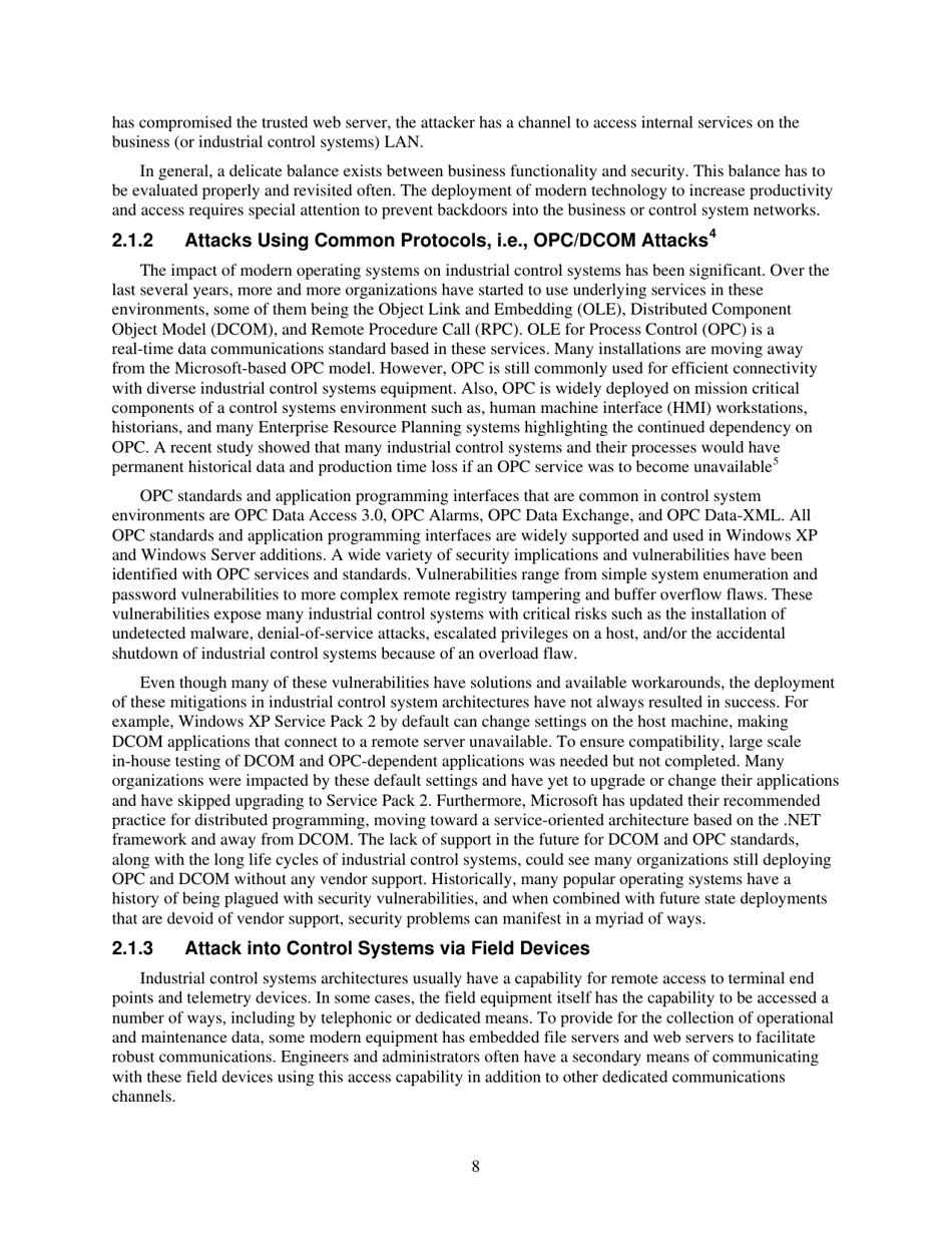 Recommended Practice: Improving Industrial Control Systems Cybersecurity With Defense-In-depth Strategies, Page 18