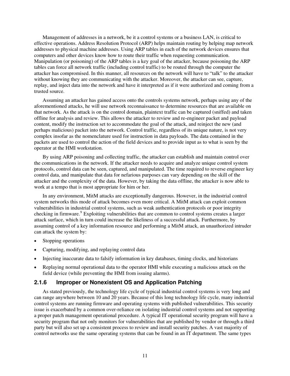 Recommended Practice: Improving Industrial Control Systems Cybersecurity With Defense-In-depth Strategies, Page 21