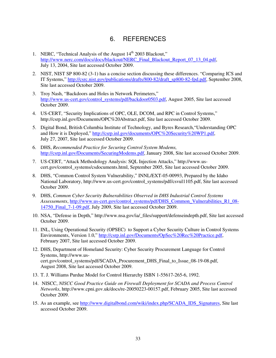 Recommended Practice: Improving Industrial Control Systems Cybersecurity With Defense-In-depth Strategies, Page 43
