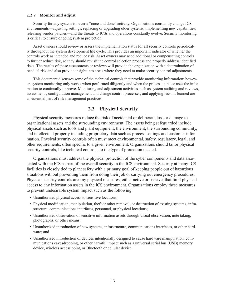 Recommended Practice: Improving Industrial Control Systems Cybersecurity With Defense-In-depth Strategies, Page 22