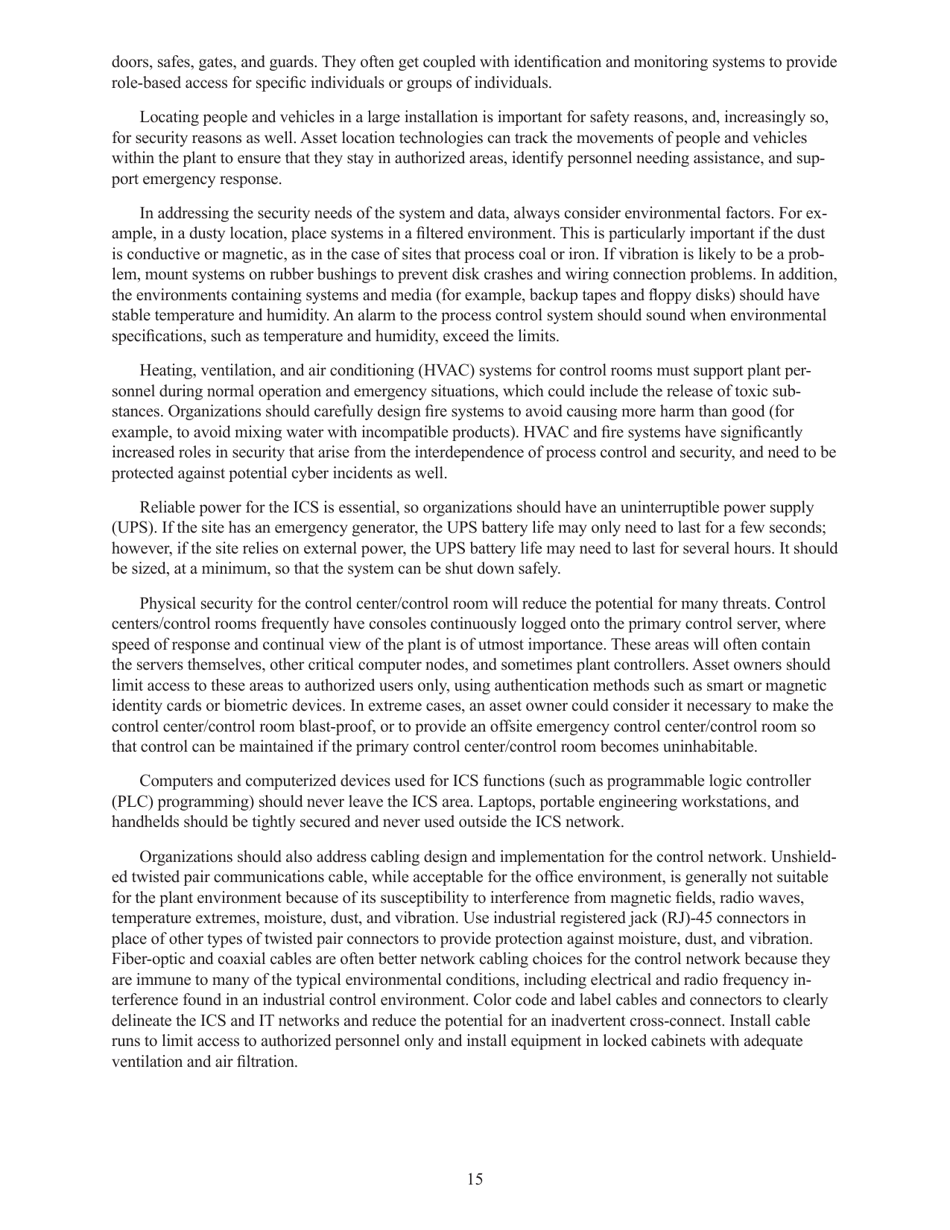 Recommended Practice: Improving Industrial Control Systems Cybersecurity With Defense-In-depth Strategies, Page 24