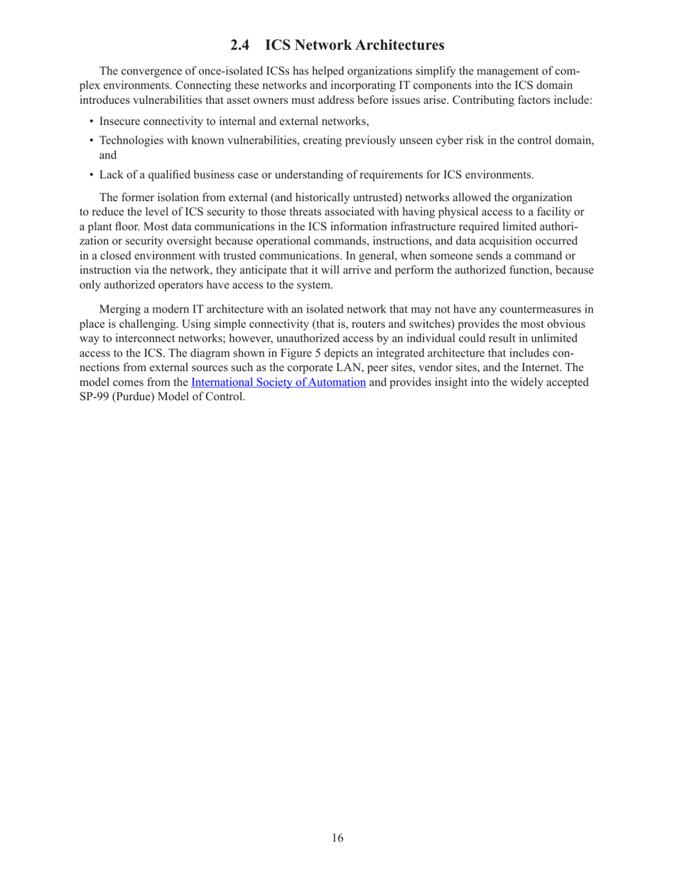 Recommended Practice: Improving Industrial Control Systems Cybersecurity With Defense-In-depth Strategies, Page 25
