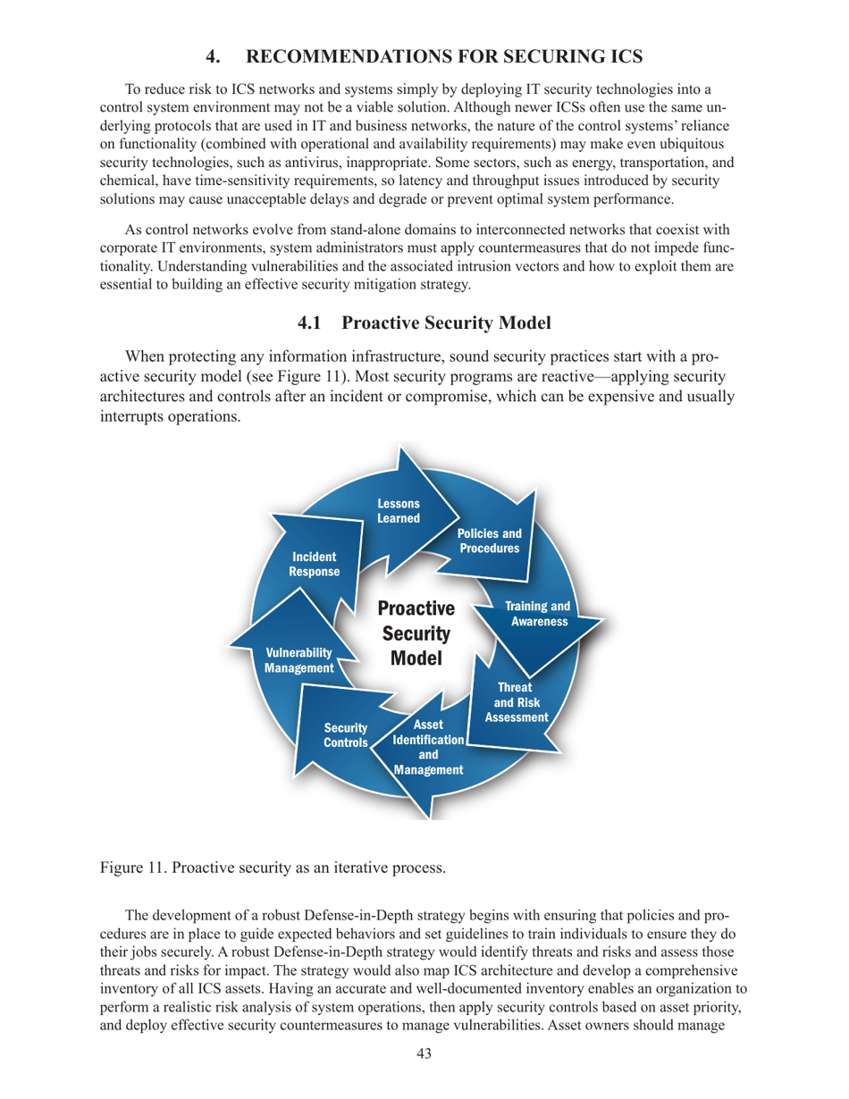 Recommended Practice: Improving Industrial Control Systems Cybersecurity With Defense-In-depth Strategies, Page 52