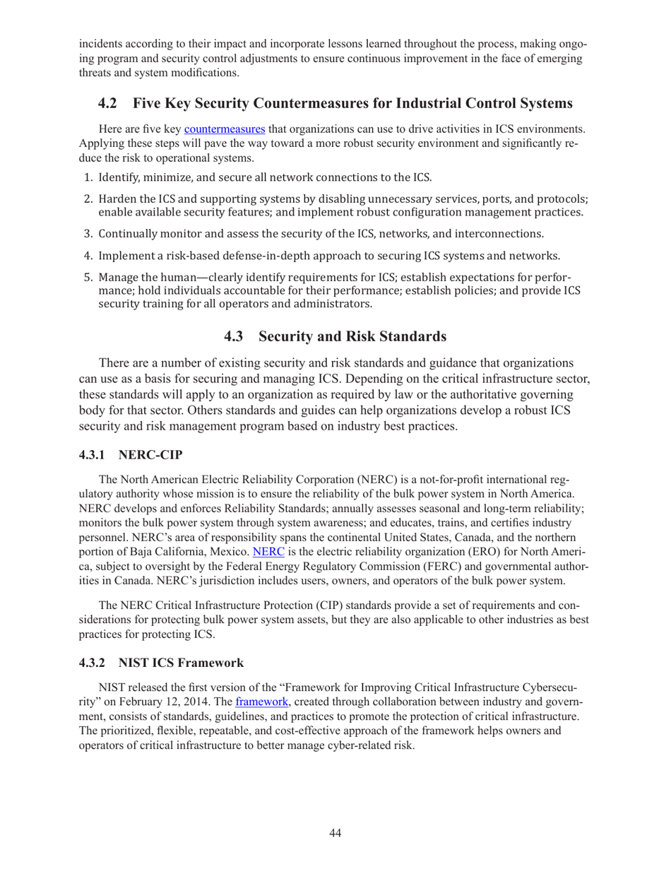 Recommended Practice: Improving Industrial Control Systems Cybersecurity With Defense-In-depth Strategies, Page 53