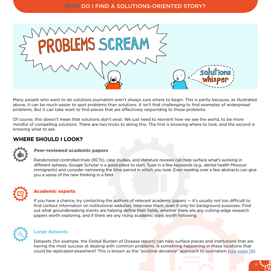 The Solutions Journalism Toolkit, Page 15