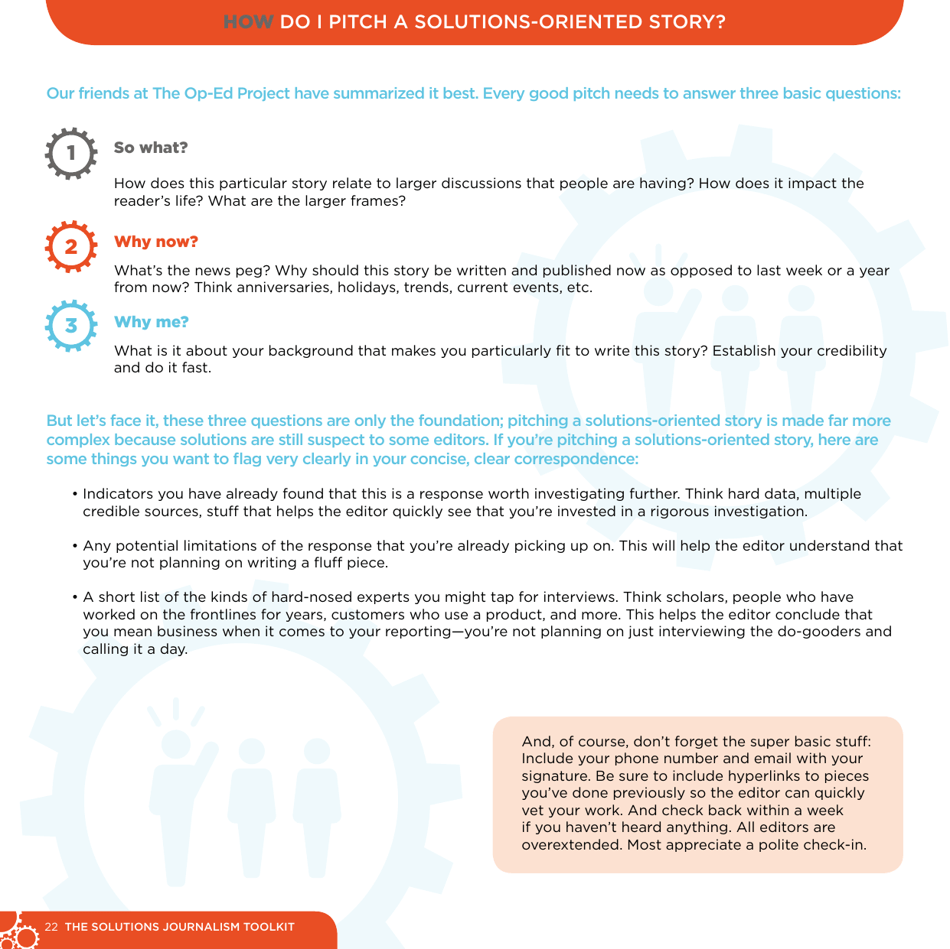 The Solutions Journalism Toolkit, Page 22