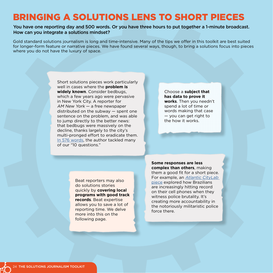 The Solutions Journalism Toolkit, Page 24
