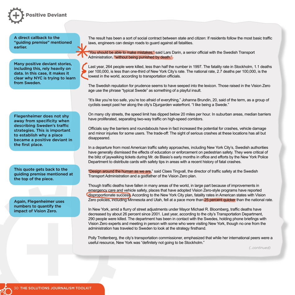 The Solutions Journalism Toolkit, Page 30