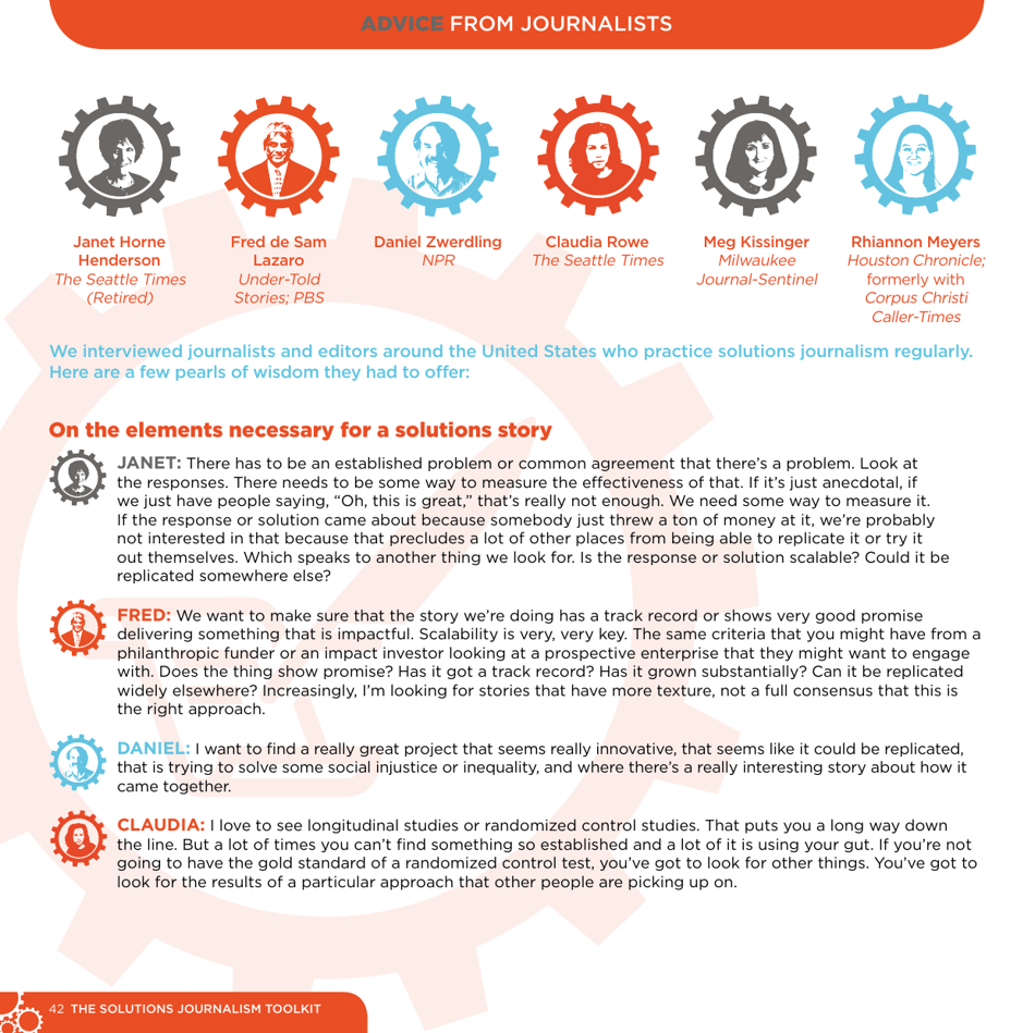 The Solutions Journalism Toolkit, Page 42