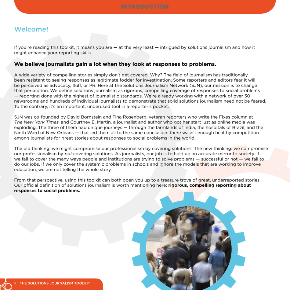 The Solutions Journalism Toolkit, Page 4