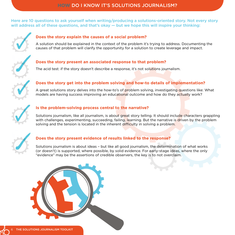 The Solutions Journalism Toolkit, Page 6