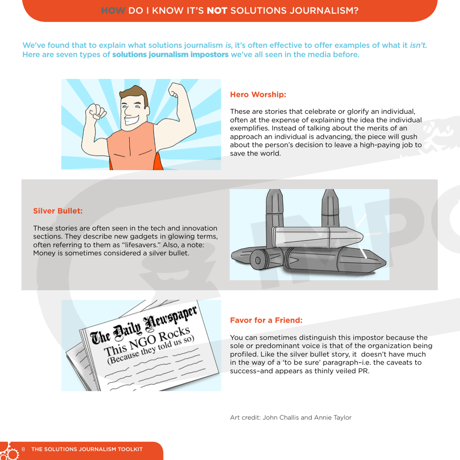 The Solutions Journalism Toolkit, Page 8