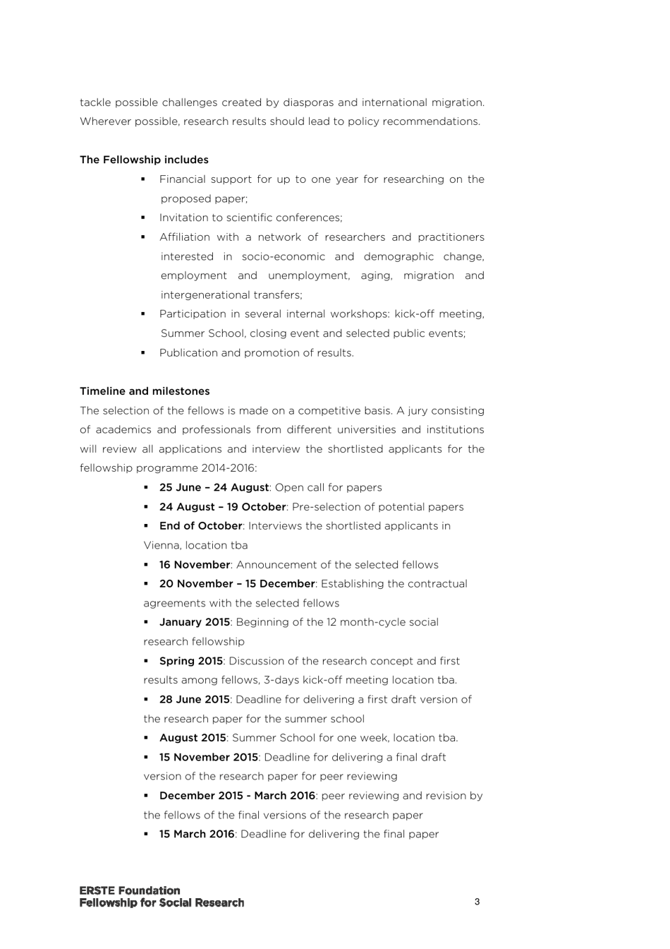 Erste Foundation Fellowship for Social Research, Page 3